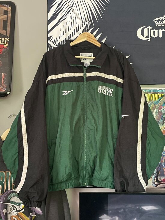Reebok Other - Vintage Michigan State Reebok Windbreaker